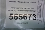 Уплотнитель капота (на решетку стеклоочистителей) для Hyundai Aсcent с 2000г
