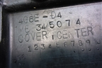 Накладка декоративная на двигатель (2.0л 4G63) (MD345074) для Mitsubishi Lancer-9  с 2003-2008г