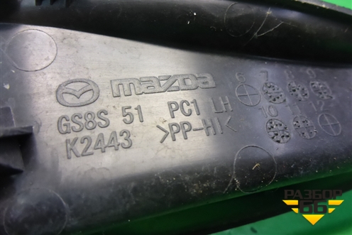 Молдинг лобового стекла левый (нижний) (GS8S51PC1) для Mazda Mazda 6 (GH) с 2007-2012г