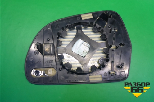 Стекло зеркала правого (4F0857536AE) для Audi A6 (C6) с 2004-2011г