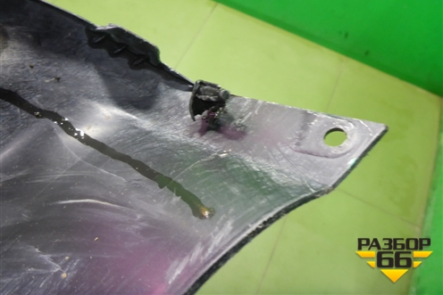 Накладка заднего бампера (до 2020г седан) (86612H0000) для Kia Rio с 2017г (Рио 4)