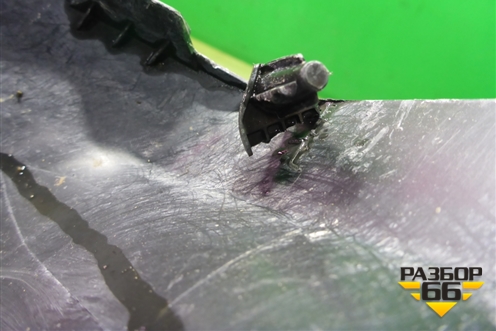 Накладка заднего бампера (до 2020г седан) (86612H0000) для Kia Rio с 2017г (Рио 4)