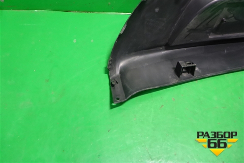 Накладка заднего бампера (до 2020г седан дубликат) (86612H000) для Kia Rio с 2017г (Рио 4)