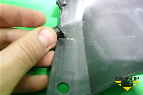 Накладка заднего бампера (до 2020г седан дубликат) (86612H000) для Kia Rio с 2017г (Рио 4)