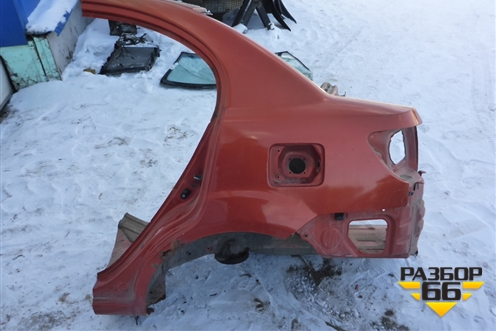 Крыло заднее левое (седан) для Kia Rio с 2005-2011г