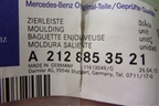Накладка заднего бампера левая (после 2013г новая) (A2128853521) для Mercedes Benz E-Klass W212 с 2009-2016г