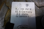Педаль стояночного тормоза (7L0721797E) для Volkswagen Touareg c 2002-2010г