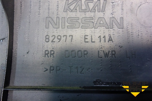 Обшивка двери задней левой под электрику (82977EL11A) для Nissan Tiida (C11X) с 2004-2013г