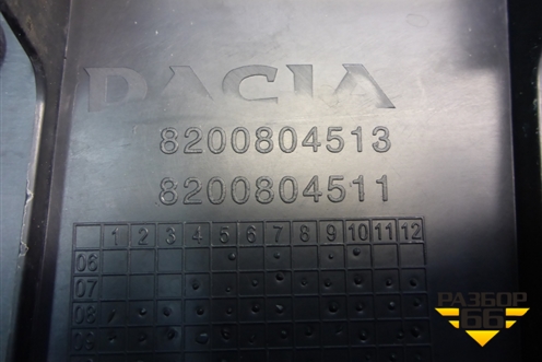Обшивка стойки центральная правая (8200804513) для Renault Logan с 2004-2015г