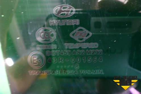 Стекло двери задней правой для Hyundai Aсcent с 2000г