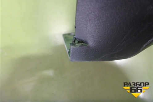 Накладка заднего бампера (до 2020г седан) (86612H0000) для Kia Rio с 2017г (Рио 4)