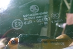 Стекло двери задней левой форточка (3T5845209) для Skoda Superb с 2008-2015г