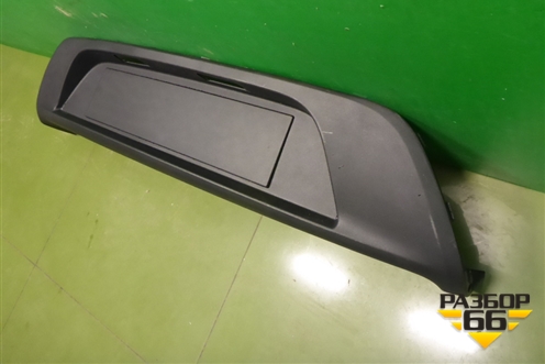 Накладка заднего бампера (до 2020г седан новая дубликат) (86612H0000) для Kia Rio с 2017г (Рио 4)