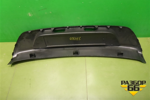 Накладка заднего бампера (до 2020г седан новая дубликат) (86612H0000) для Kia Rio с 2017г (Рио 4)