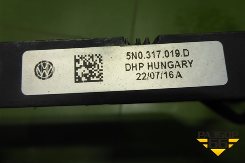 Радиатор маслоохладитель КПП (5N0317019D) для Volkswagen Tiguan с 2011-2016г