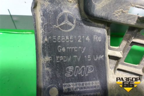 Кронштейн заднего бампера правый (A1568851214) для Mercedes Benz GLA-Klass X156 с 2014г