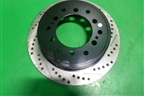 Диск тормозной задний вентилируемый (левый новый CENTRIC PARTS) (12744175L) для Lexus GX-460 с 2009г