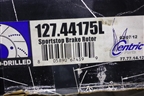 Диск тормозной задний вентилируемый (левый новый CENTRIC PARTS) (12744175L) для Lexus GX-460 с 2009г