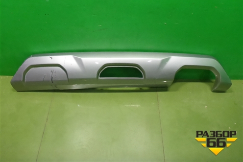 Накладка заднего бампера (после 2020г X-Line) (86665H0900) для Kia Rio с 2017г (Рио 4)