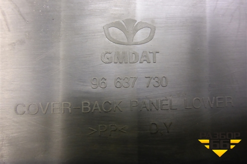 Обшивка багажника на заднюю панель (96637730) для Chevrolet Epica с 2006г