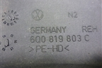 Воздуховод отопителя (центральный) (6Q0819803C) для Volkswagen Polo (седан) с 2010г