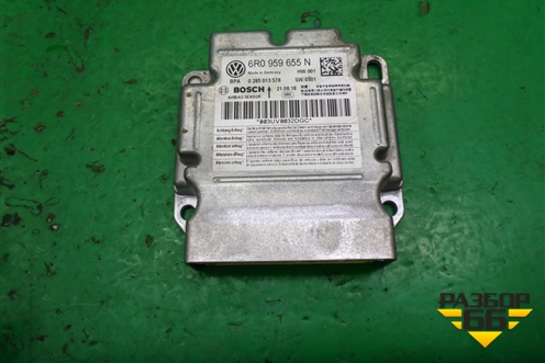 Блок управления AIR BAG (6R0959655N) для Volkswagen Polo (седан) с 2010г
