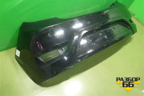 Бампер задний (до 2014г хэтчбек под парктроник) (866114L200) для Hyundai Solaris с 2010-2016г