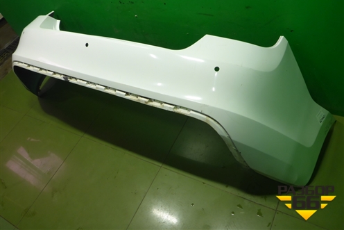 Бампер задний (под парктроник) (60U807421B) для Skoda Rapid с 2013г (Рапид)