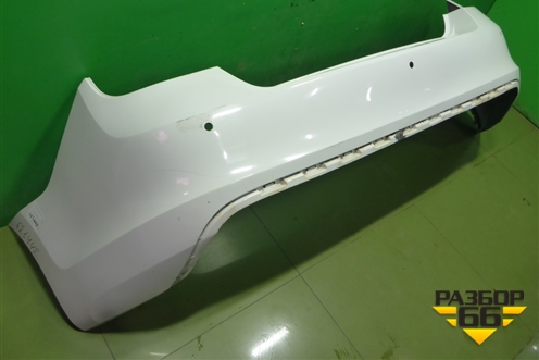 Бампер задний (под парктроник) (60U807421B) для Skoda Rapid с 2013г (Рапид)