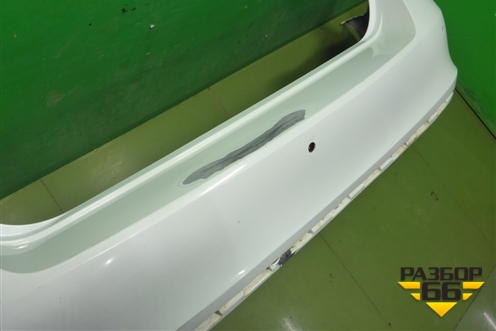 Бампер задний (под парктроник) (60U807421B) для Skoda Rapid с 2013г (Рапид)