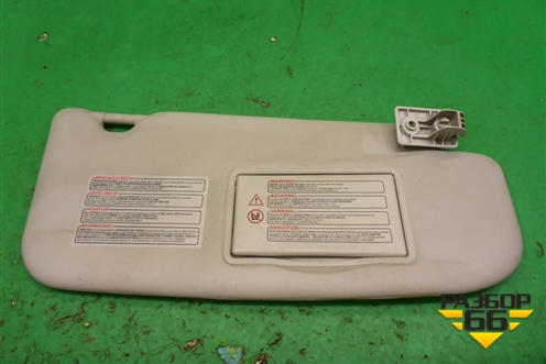 Козырёк солнцезащитный правый для Nissan Qashqai (J10E) с 2006-2013г