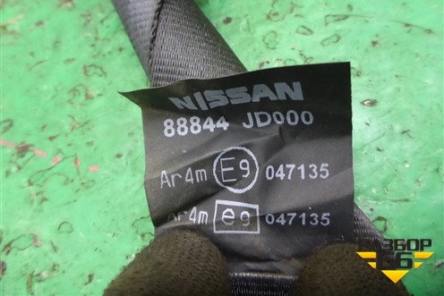 Ремень безопасности задний левый (88844JD000) для Nissan Qashqai (J10E) с 2006-2013г