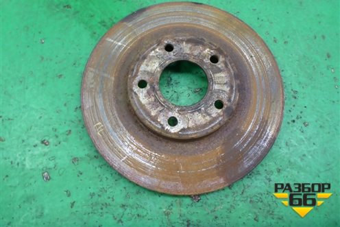 Диск тормозной передний вентилируемый для Nissan Qashqai (J10E) с 2006-2013г
