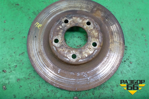 Диск тормозной передний вентилируемый для Nissan Qashqai (J10E) с 2006-2013г