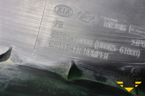 Решетка в передний бампер центральная (до 2020г) (86561H0000) для Kia Rio с 2017г