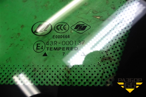 Стекло глухое правое для Lifan Breez с 2007г (Бриз)