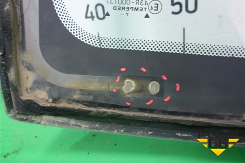 Стекло заднее для Lifan Breez с 2007г (Бриз)