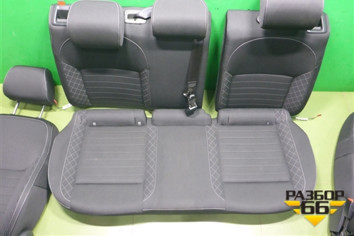 Сиденья комплект (с AIR BAG, передние и задние с обогревом) для Skoda Rapid с 2013г