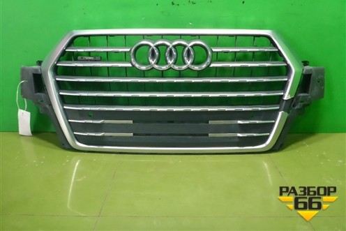 Решетка радиатора (до 2019г под парктроник) (4M0853651F) для Audi Q7 c 2015г