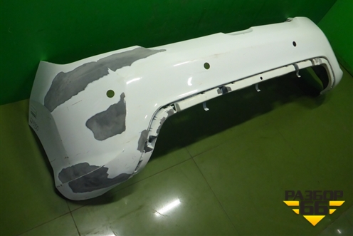 Бампер задний (под парктроник) (9680445277) для Peugeot 308 с 2007-2014г