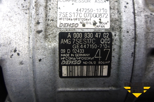 Компрессор кондиционера (4.0л M177) (A0008304702) для Mercedes Benz C-Klass W205 с 2014г