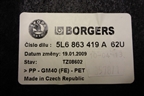 Покрытие напольное (под заднее сиденье) (5L6863419A) для Skoda Yeti с 2009г