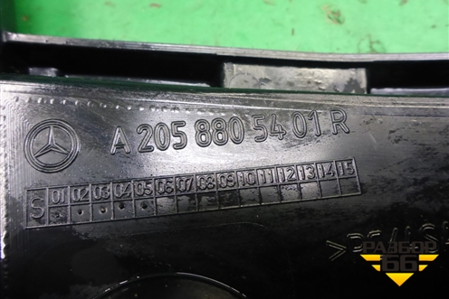 Кронштейн заднего бампера правый (купэ) (A2058805401) для Mercedes Benz C-Klass W205 с 2014г