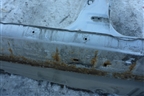 Порог со стойкой левый для Mitsubishi Lancer-9  с 2003-2008г