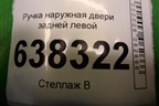 Ручка наружная двери задней левой (5N0839885H) для Volkswagen Polo (седан) с 2010г
