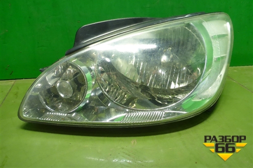 Фара левая (после 2005г галоген) (921011C520) для Hyundai Getz с 2002г (Гетц)
