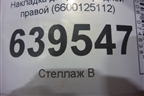 Накладка двери передней правой (6600125112) для Geely Coolray с 2019-2025г