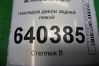 Накладка двери задней левой (на рамку) (A1666900587) для Mercedes Benz ML-Klass W166 c 2011г