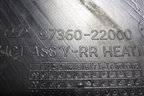 Воздуховод отопителя (9736022000) для Hyundai Aсcent с 2000г