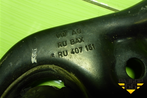 Рычаг передний левый (6RU407151) для Volkswagen Polo (седан) с 2010г